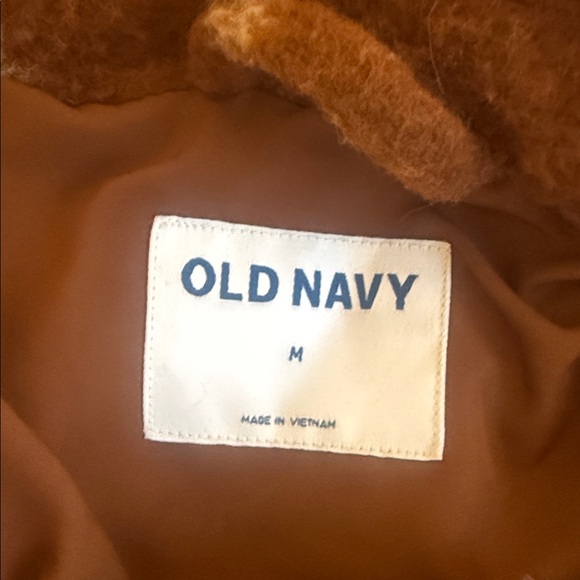 Brown / burnt orange Plaid Women's Coat - Picture 5 of 5